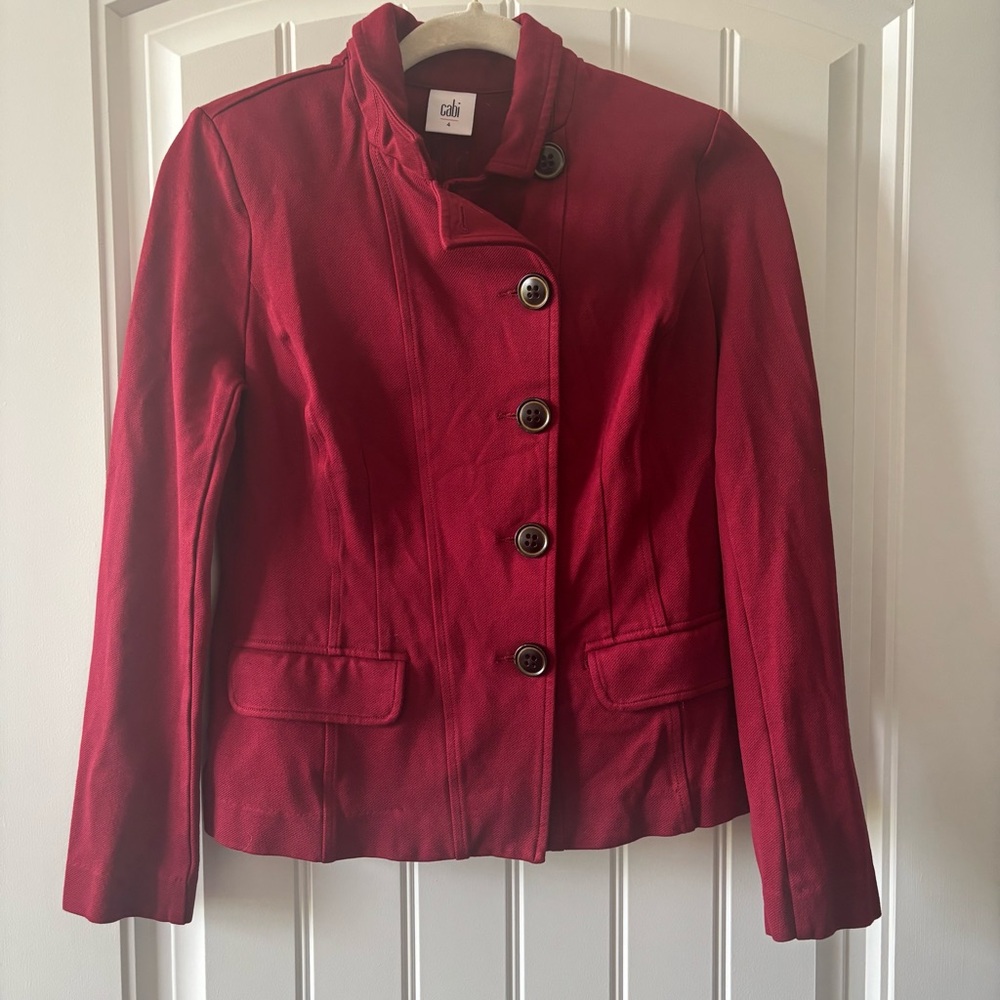 Cabi 4 Red Blazer
